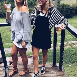 Black Overall Dress